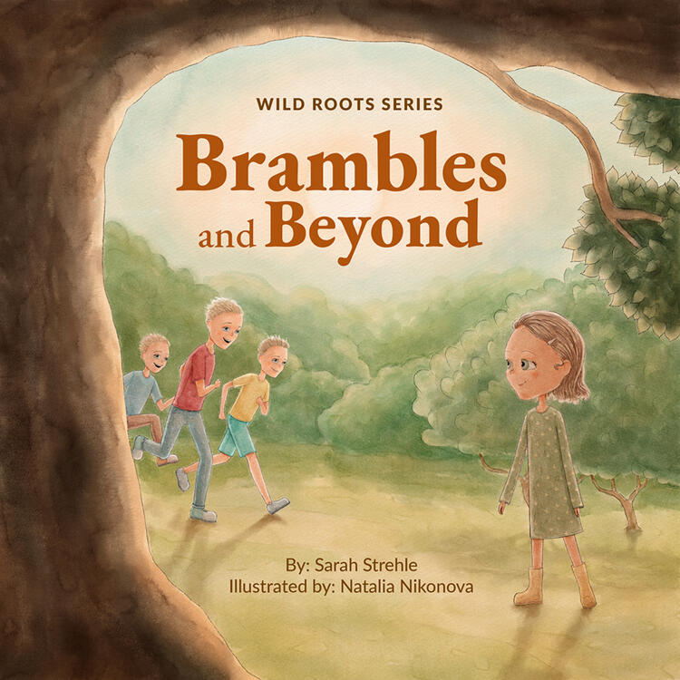 Children&#39;s book cover illustration