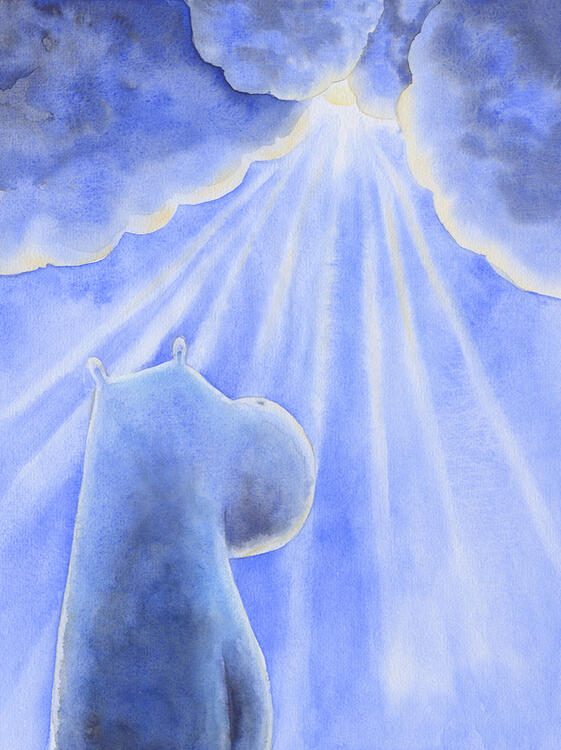 Illustration for children&#39;s book &quot;Wisdom from the Gita for kids&quot;